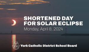 Monday, April 8: Shortened Day for Solar Eclipse